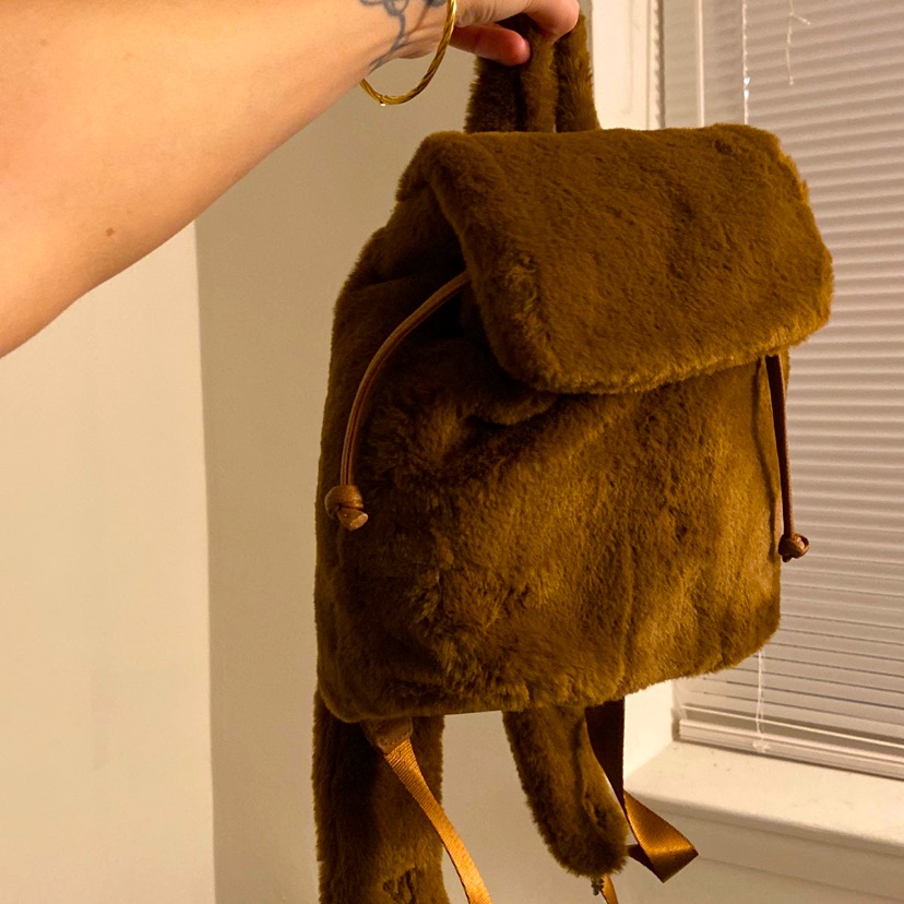 Fuzzy Small Backpack